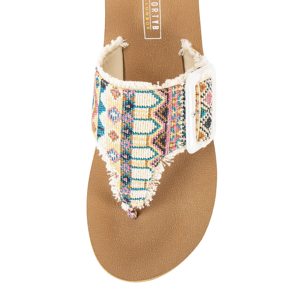 Carlow Wedge Thong Sandals