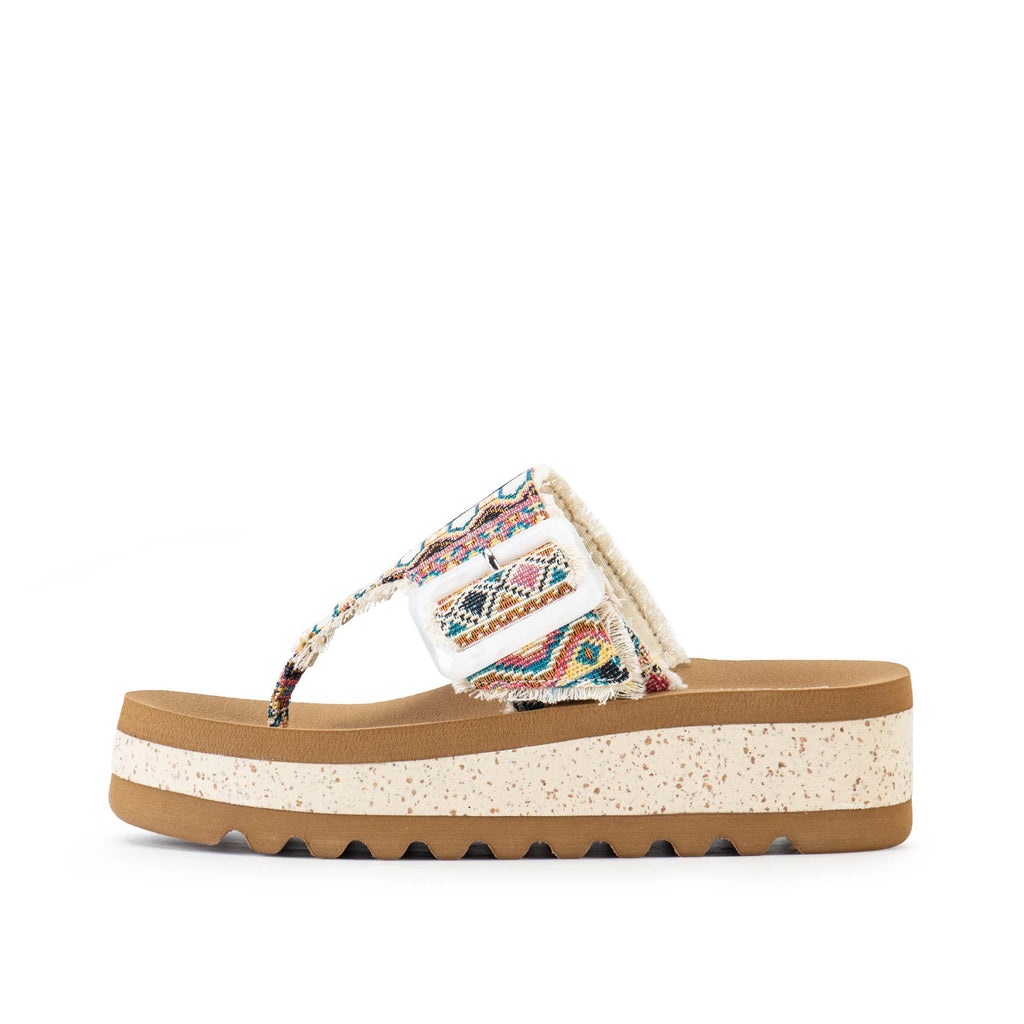 Carlow Wedge Thong Sandals