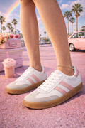Retro Court Stripe Gum Sole Sneaker